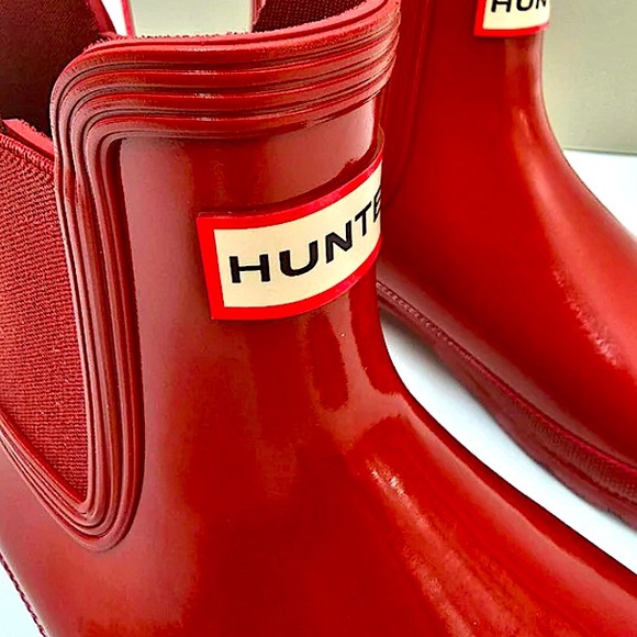 Red hunter boots - worn twice, size 6 - Picture 7 of 7